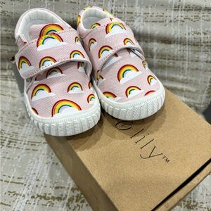 Jack and Lily Rainbow Patterned Kids Shoes